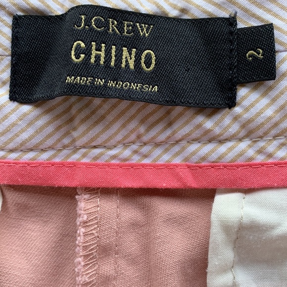 J Crew Sz 2 Soft Pink Chino Shorts - Picture 4 of 6